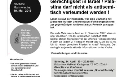 Flyer Mahnwache April 2019